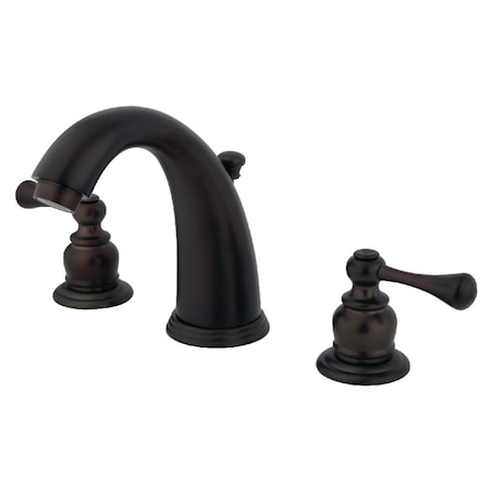 Kingston Brass KB985BL 8 to 16" Widespread Bathroom Faucet, Oil Rubbed Bronze KB985BL